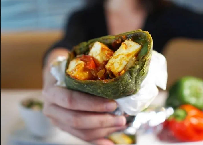Chilli Paneer Wrap